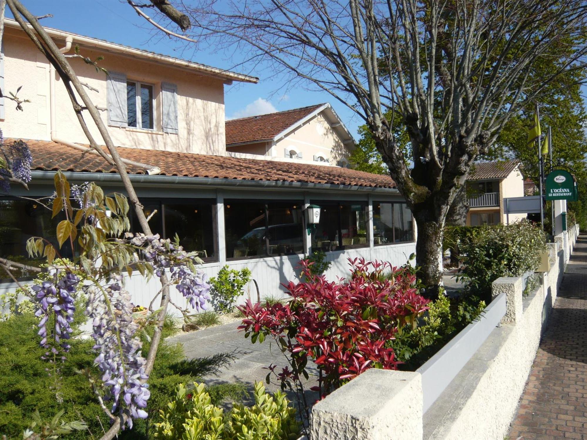 Logis Hotels - Hotel Et Restaurant L'Oceana Lanton Exteriör bild