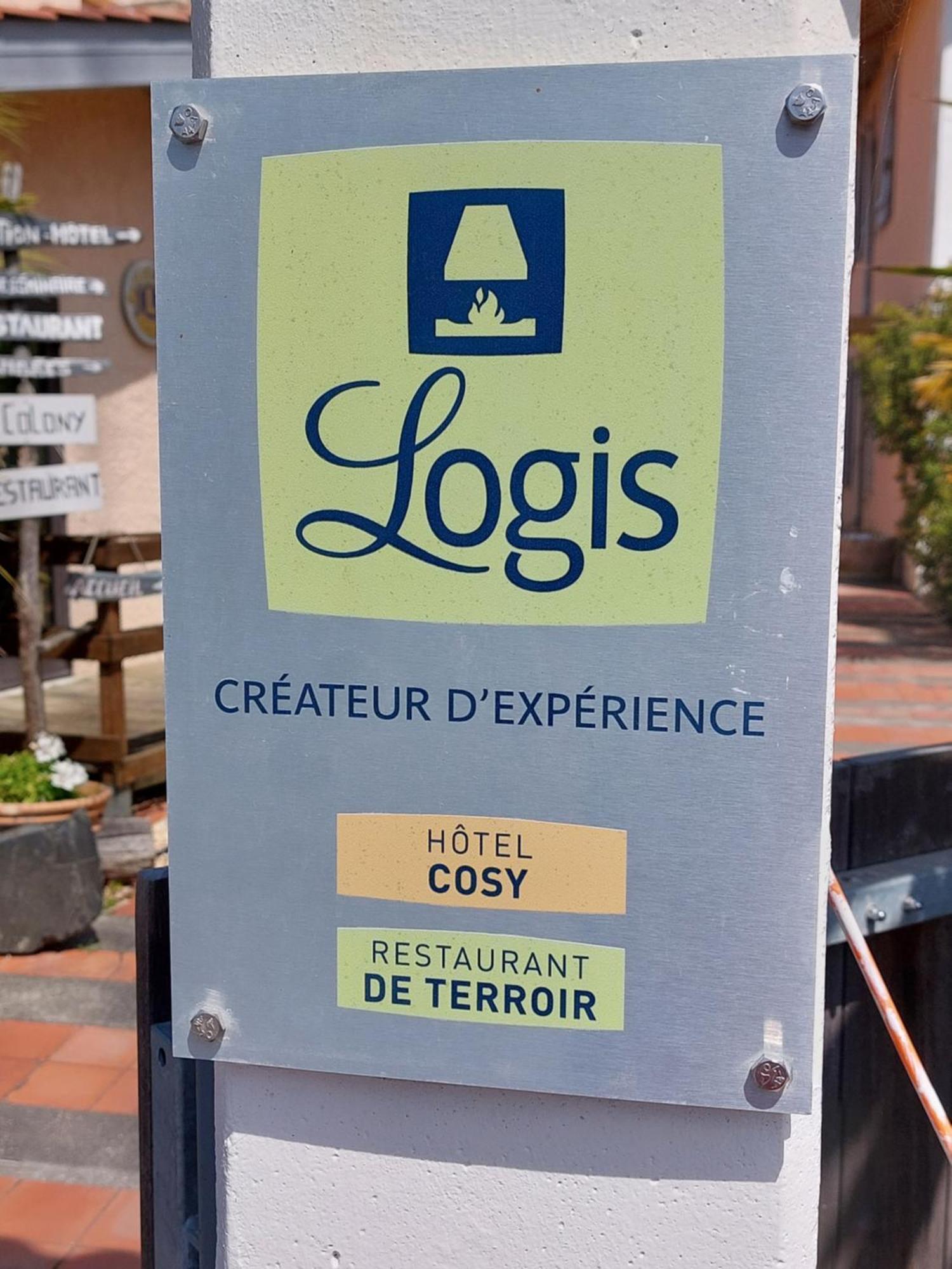 Logis Hotels - Hotel Et Restaurant L'Oceana Lanton Exteriör bild